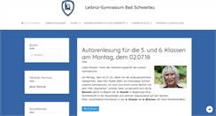 Desktop Screenshot of leibnizgymnasium.de
